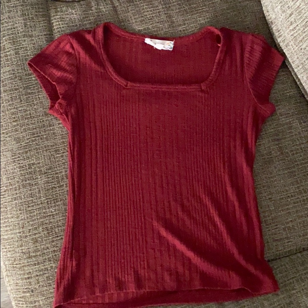 A red shirt